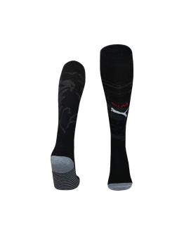 Kids AC Milan Home Soccer Socks - Black 2025/26