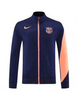 Barcelona Anthem Jacket Navy&amp;Orange 2025/26