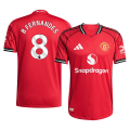 B.FERNANDES #8 Manchester United Home Match Jersey Player Version 2025/26