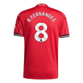 B.FERNANDES #8 Manchester United Home Match Jersey Player Version 2025/26
