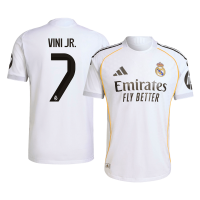 VINI JR. #7 Real Madrid Home Match Jersey Player Version 2025/26