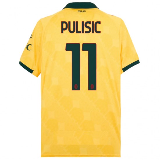 Pulisic #11 AC Milan Third Away Jersey 2025/26