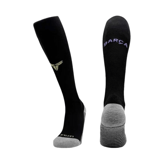 Barcelona Away Soccer Socks - Black 2025/26