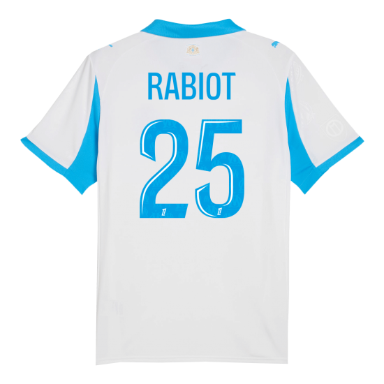 RABIOT #25 Marseille Home Jersey 2025/26