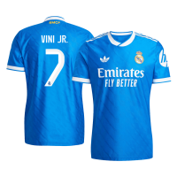 VINI JR. #7 Real Madrid Third Away Match Jersey Player Version 2025/26
