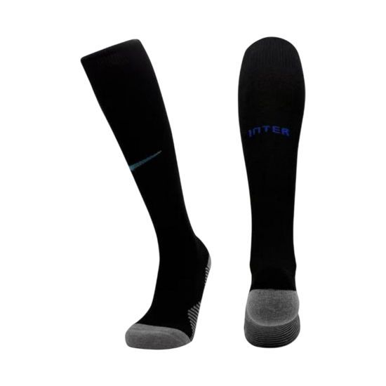Kids Inter Milan Home Soccer Socks - Black 2025/26