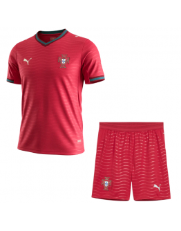 Portugal Home World Cup Kids Soccer Jerseys Kit 2026