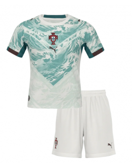 Portugal Away World Cup Kids Soccer Jerseys Kit 2026