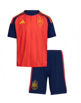 Spain Home World Cup Kids Soccer Jerseys Kit 2026